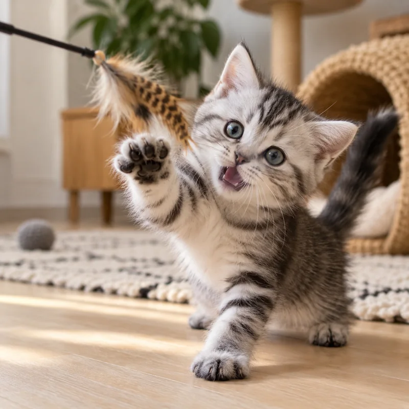 How to Stop a Kitten From Biting and Scratching During Play